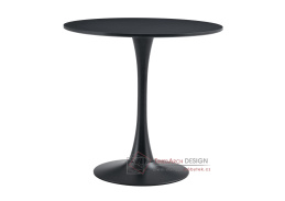 REVENTON NEW, jídelní stůl pr. 80cm, černá