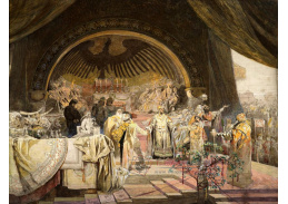 D-10150 Alfons Mucha - Přemysl Otakar II, král železný a zlatý