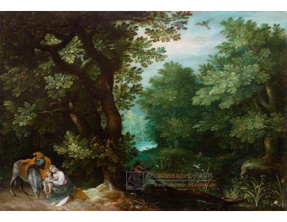 DDSO-3679 Jan Brueghel - Krajina na útěku do Egypta