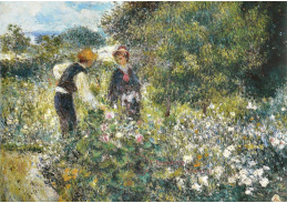 VR14-43 Pierre-Auguste Renoir - Sbírání květin