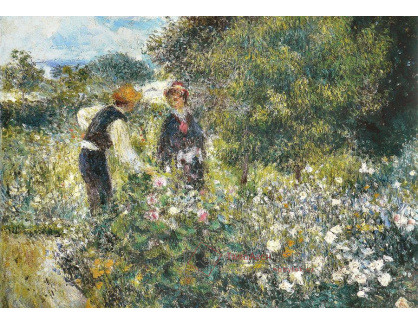 VR14-43 Pierre-Auguste Renoir - Sbírání květin