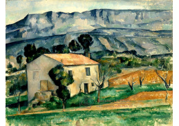 VR10-58 Paul Cézanne - Dům v Provence nedaleko Gardanne