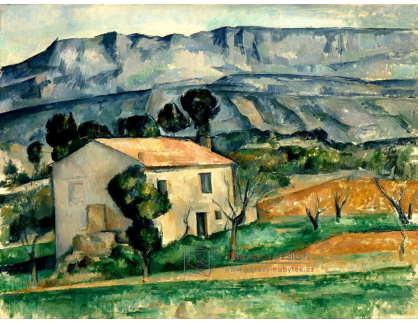 VR10-58 Paul Cézanne - Dům v Provence nedaleko Gardanne