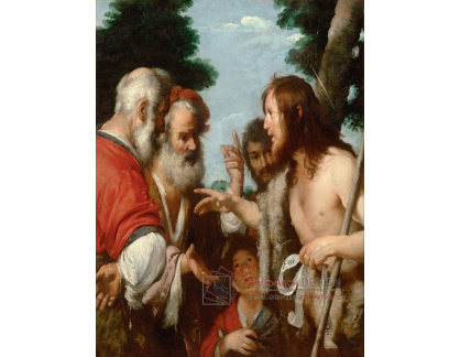SO XII-412 Bernardo Strozzi - Kázání svatého Jana Křtitele