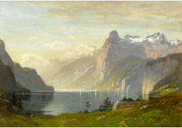 KO IV-209 John Joseph Enneking - Ráno na ženevském jezeře