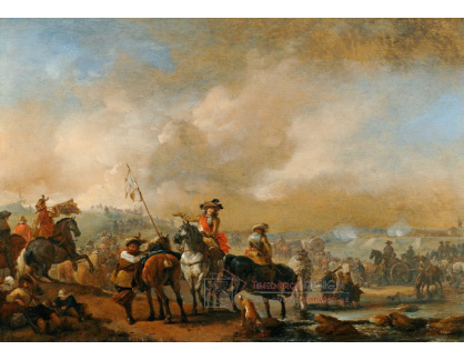 KO VI-226 Philips Wouwerman - Kavalerie na cestách