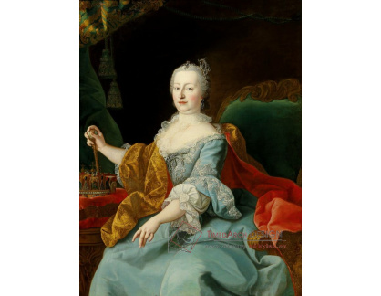 PORT-403 Martin van Meytens -  Marie Terezie jako královna Maďarska