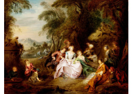 A-1761 Jean-Baptiste Joseph Pater - Odpočinek v parku