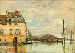 A-1908 Alfred Sisley - Povodeň v Port-Marly