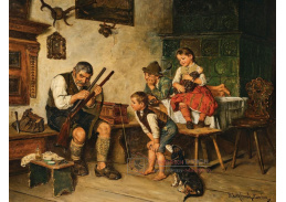 A-6758 Adolf Eberle - Příprava na hon