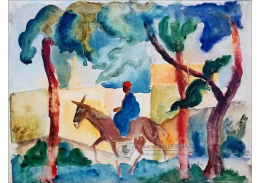 D-8149 Franz Marc - Muž na oslu