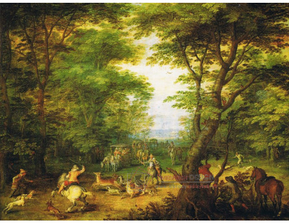 BRG-249 Jan Brueghel - Lov na jelena