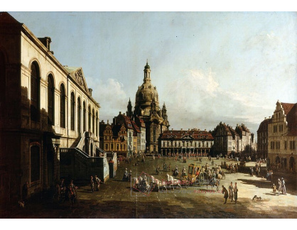 SO IV-328 Bernardo Bellotto - Neumarkt v Drážďanech