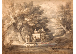 SO XII-344 Thomas Gainsborough - Lesní cesta s povozem