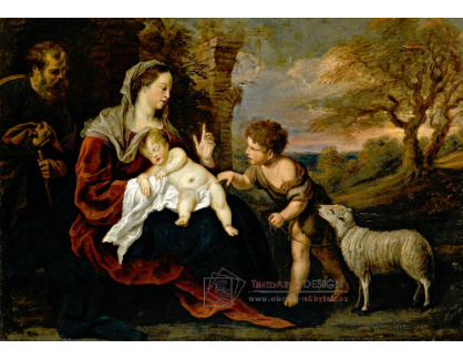 KO I-299 Gerard Seghers - Svatá rodina s dítětem a svatý Jan Křtitel