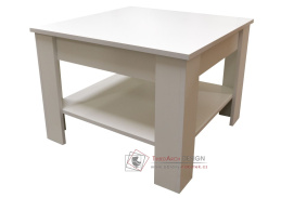VILMA, konferenční stolek 67x67cm, bílá
