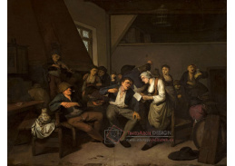 A-1664 Cornelis Bega - Veselá společnost v hospodě