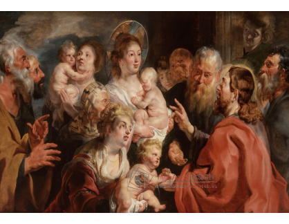 A-2215 Jacob Jordaens - Nechte děti přijít ke mně