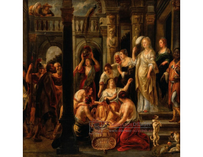 A-6713 Jacob Jordaens - Achilles a dcery Lykomeda