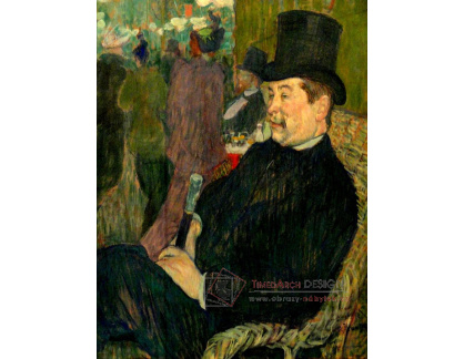 D-6377 Henri de Toulouse-Lautrec - Portrét pana Delaporte