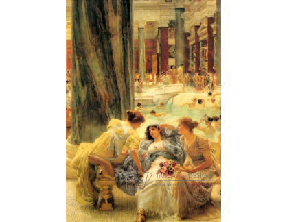 VANG48 Lawrence Alma-Tadema - Lázně v Caracalla