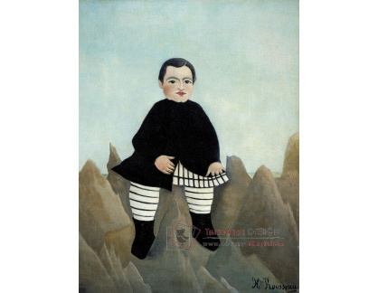 VF23 Henri Rousseau - Chlapec na skalách