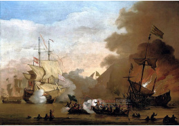 VL88 Willem van de Velde - Bitva mezi anglickou lodí a korzáry