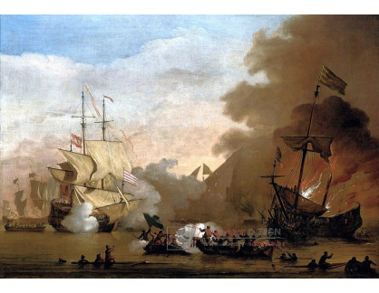 VL88 Willem van de Velde - Bitva mezi anglickou lodí a korzáry