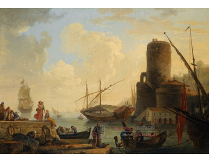 DDSO-1193 Claude-Joseph Vernet - Přístav s námořníky