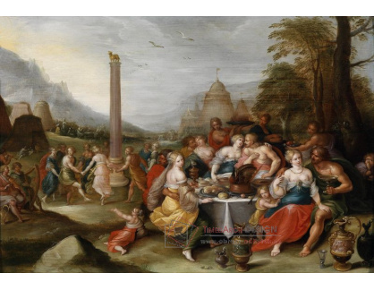 SO VIII-77 Frans Francken - Uctívání zlatého telete