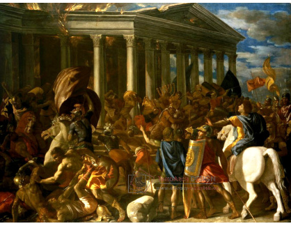 SO IX 200 Nicolas Poussin - Zničení jeruzalémského chrámu