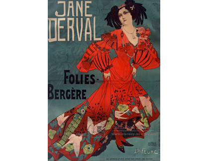 A-7793 Georges de Feure - Plakát Jane Derval