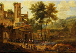DDSO-4148 Pieter Bout a Adriaen Frans Boudewyns - Vesnická slavnost