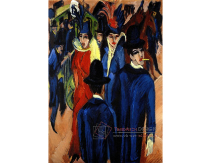 VELK 89 Ernst Ludwig Kirchner - Ulice v Berlíně