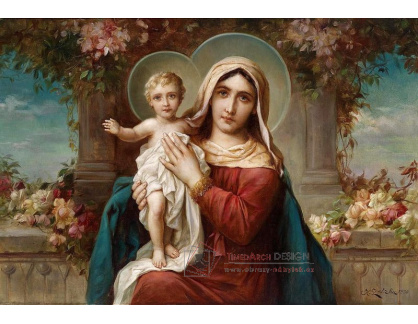 VRHZ 70 Hans Zatzka - Madonna s dítětem