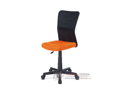 KA-2325 ORA, kancelářská židle, látka mesh oranžová / síťovina černá