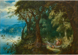 A-8281 Abraham Govaerts - Venuše naříkající nad Adonisem v široké krajině