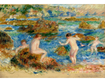 D-9985 Pierre-Auguste Renoir - Chlapci na skalách u Guernsey