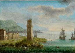 DDSO-1801 Orazio Grevenbroeck - Jižní přístav s plachetnicemi