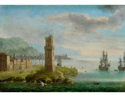 DDSO-1801 Orazio Grevenbroeck - Jižní přístav s plachetnicemi
