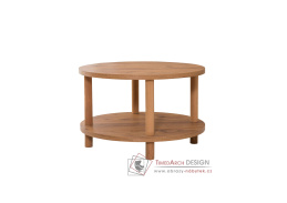 ROBY, konferenční stolek pr. 70cm, borovice Atlantic