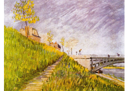 VR2-192 Vincent van Gogh - Pobřeží Seiny u Pont de Clichy