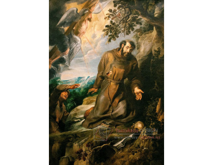 VRU60 Peter Paul Rubens - Svatý František z Assisi přijímající stigmata