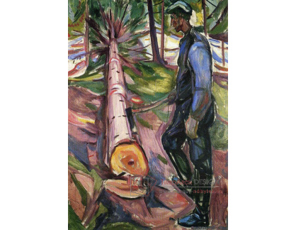 VEM13-92 Edvard Munch - Dřevorubec