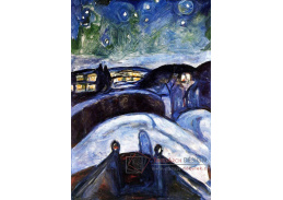 VEM13-90 Edvard Munch - Hvězdná noc