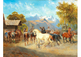 DDSO-4709 Alexander von Bensa - Koňský trh v Alpách