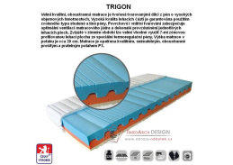 TRIGON, matrace pěnová 140x200cm