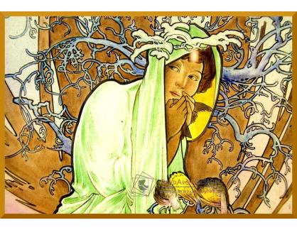 VAM39 Alfons Mucha - Zima