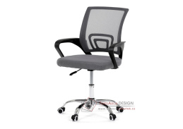 KA-L103 GREY, kancelářská židle, látka mesh šedá