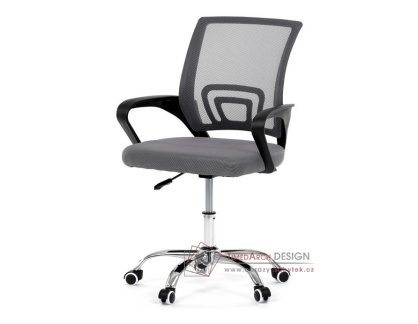KA-L103 GREY, kancelářská židle, látka mesh šedá